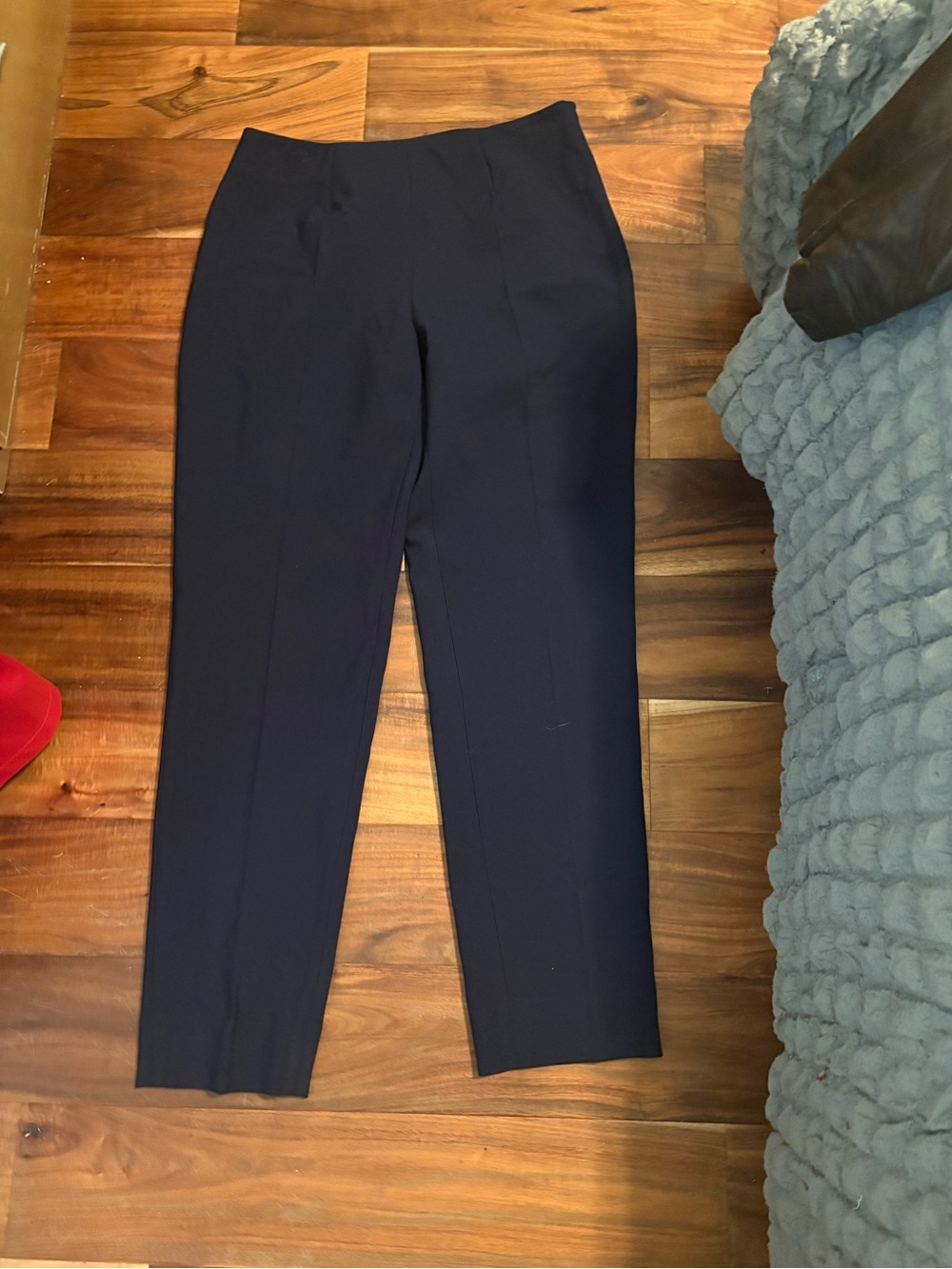 NWT Rosso35 Navy Straight Leg Ankle Pants IT 42 US 6 Made In Italy (1074)